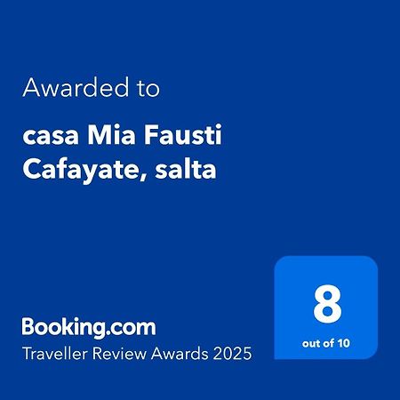 Casa Mia Fausti Cafayate, Salta Βίλα Εξωτερικό φωτογραφία